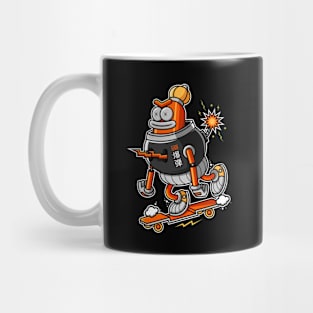 Skateboard Bomb Mug